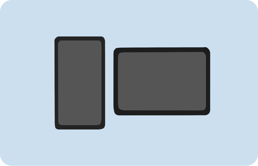 an illustration of iphone & ipad
